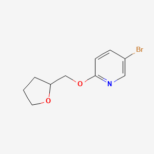 5-Bromo-2-[(tetrahydrofuran-2-yl)methoxy]pyridine