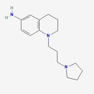 1-(3-(Pyrrolidin-1-yl)propyl)-1,2,3,4-tetrahydroquinolin-6-amine