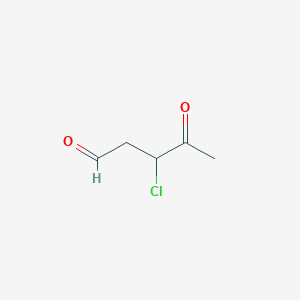 molecular formula C5H7ClO2 B8321445 3-Chloro-2,5-pentanedione 