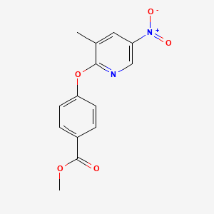 Methyl 4-(3-methyl-5-nitropyridin-2-yloxy)benzoate