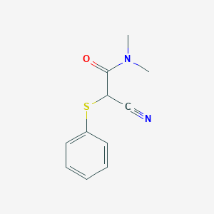 2-cyano-N,N-dimethyl-2-(phenylthio)acetamide