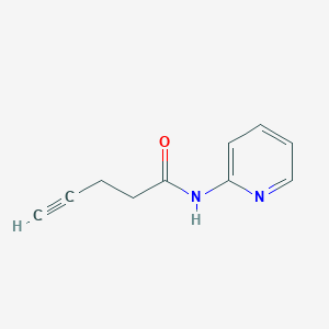 molecular formula C10H10N2O B8321514 N-pyridin-2-ylpent-4-ynamide 