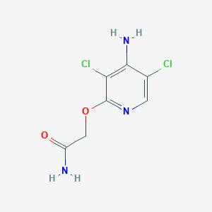 4-Amino-3,5-dichloro-2-(pyridyloxy)acetamide