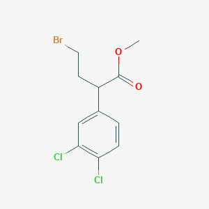 4-Bromo-2-(3,4-dichloro-phenyl)-butyric acid methyl ester