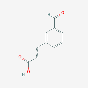 molecular formula C10H8O3 B8321615 3-Formylcinnamic acid 