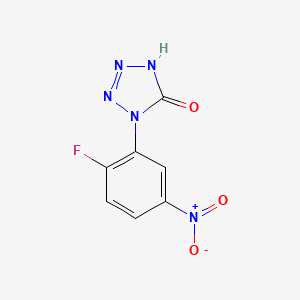 1-(2-Fluoro-5-nitrophenyl)-1H-tetrazol-5(4H)-one