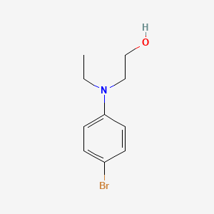 molecular formula C10H14BrNO B8321887 N-ethyl-N-(2-hydroxyethyl)-4-bromoaniline 