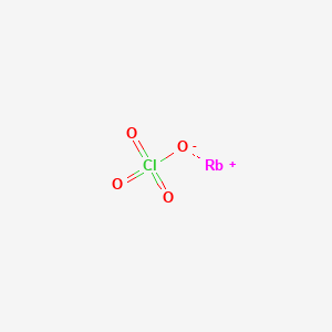 molecular formula RbClO4<br>ClO4R B083219 Rubidium perchlorate CAS No. 13510-42-4