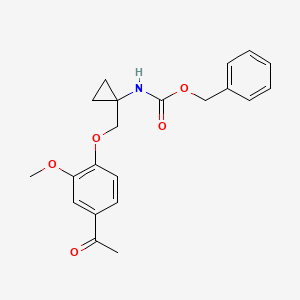 1-[(4-acetyl-2-methoxyphenoxy)methyl]-N-benzyloxycarbonyl-1-aminocyclopropane