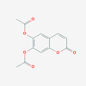 molecular formula C13H10O6 B083220 6,7-bis(Acetyloxy)coumarin CAS No. 14894-87-2