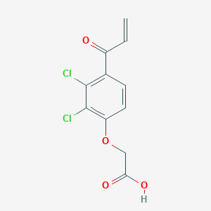 molecular formula C11H8Cl2O4 B8322006 (2,3-Dichloro-4-acryloylphenoxy)-acetic acid 