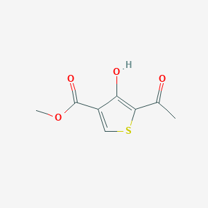 molecular formula C8H8O4S B8322133 Methyl 5-acetyl-4-hydroxythiophene-3-carboxylate 
