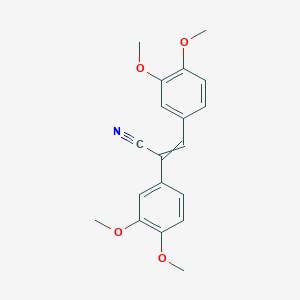 2,3-Bis-(3,4dimethoxy-phenyl)-acrylonitrile