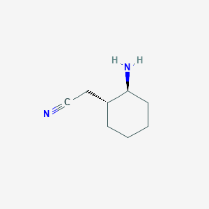 [(1R,2S)-2-aminocyclohexyl]acetonitrile