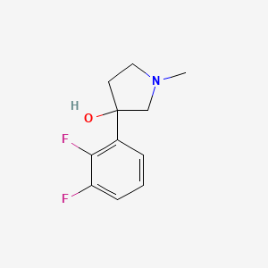 (+)-3-(2,3-Difluorophenyl)-1-methylpyrrolidin-3-OL