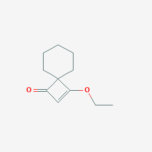 molecular formula C11H16O2 B083230 3-乙氧基螺[3.5]壬-2-烯-1-酮 CAS No. 10576-21-3