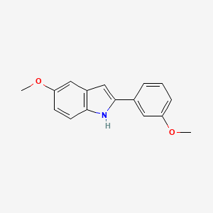 5-Methoxy-2-(3-methoxyphenyl)-1H-indole