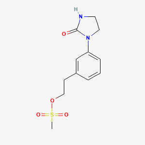 2-[3-(2-Oxo-1-imidazolidinyl)phenyl]ethyl methanesulfonate