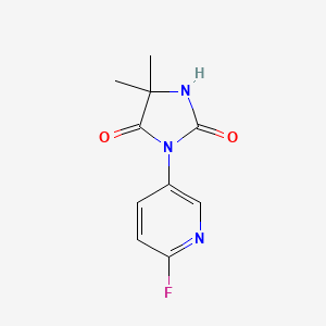3-(6-Fluoro-3-pyridinyl)-5,5-dimethyl-2,4-imidazolidinedione
