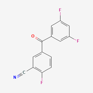 5-(3,5-Difluorobenzoyl)-2-fluorobenzonitrile