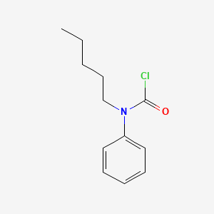 molecular formula C12H16ClNO B8323329 N-pentyl-N-phenylcarbamoyl chloride 