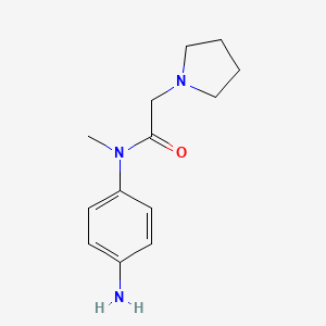 n-(Pyrrolidin-1-yl-methylcarbonyl)-n-methyl-p-phenylenediamine