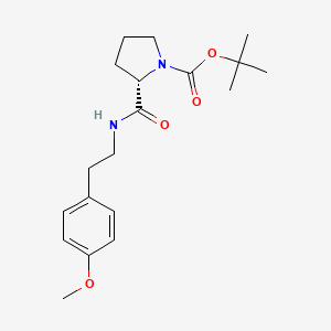 (S)-2-[2-(4-Methoxy-phenyl)-ethylcarbamoyl]-pyrrolidine-1-carboxylic acid tert-butyl ester