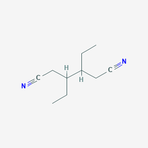 molecular formula C10H16N2 B8323497 3.4-Diethyladiponitrile 