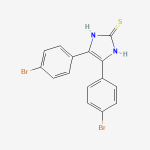 4,5-bis-(4-bromophenyl)-1H-imidazole-2-thione