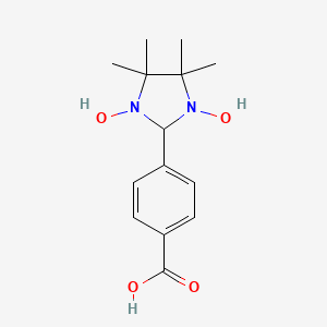 4-(1,3-Dihydroxy-4,4,5,5-tetramethyl-imidazolidin-2-yl)benzoic acid