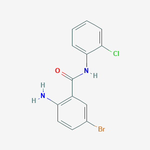 2-amino-5-bromo-N-(2-chlorophenyl)benzamide