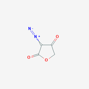molecular formula C4H2N2O3 B8323713 3-Diazotetrahydrofuran-2,4-dione 