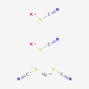 molecular formula C4HgK2N4S4 B083238 硫氰酸汞钾 CAS No. 14099-12-8