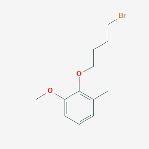 2-(4-Bromobutoxy)-1-methoxy-3-methylbenzene