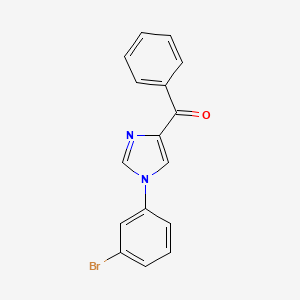 [1-(3-Bromo-phenyl)-1H-imidazol-4-yl]-phenyl-methanone