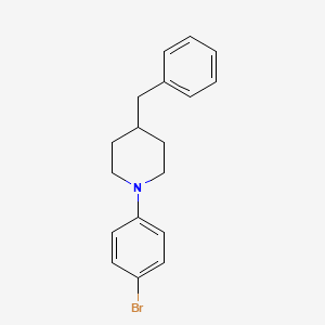 molecular formula C18H20BrN B8324050 4-Benzyl-1-(4-bromo-phenyl)-piperidine 