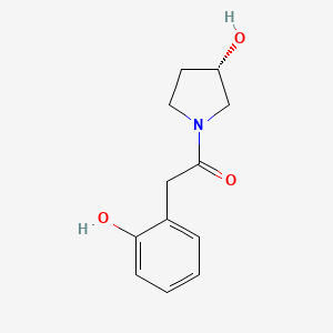 (3S)-1-[(2-Hydroxyphenyl)acetyl]pyrrolidin-3-ol