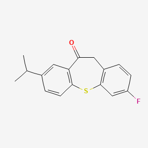 3-fluoro-8-isopropyldibenzo(b,f)thiepin-10(11H)-one