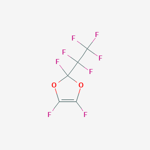 molecular formula C5F8O2 B8324129 Perfluoro(2-ethyl-1,3-dioxole) 