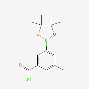 3-Methyl-5-(4,4,5,5-tetramethyl-1,3,2-dioxaborolan-2-yl)benzoyl chloride
