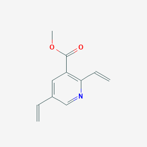 molecular formula C11H11NO2 B8324318 Methyl 2,5-divinylnicotinate 