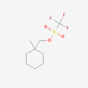 Trifluoro-methanesulfonic acid 1-methyl-cyclohexylmethyl ester