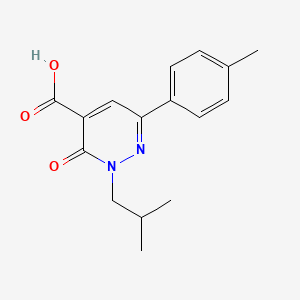 4-carboxy-2-isobutyl-6-(4-methylphenyl)-2H-pyridazin-3-one