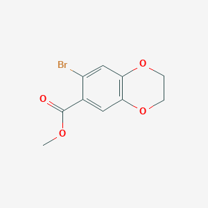 Methyl 7-bromo-2,3-dihydrobenzo[b][1,4]dioxine-6-carboxylate