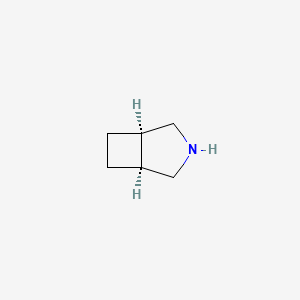 molecular formula C6H11N B8324671 (1R,5S)-3-azabicyclo[3.2.0]heptane 