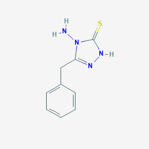 molecular formula C9H10N4S B083247 4-氨基-5-苄基-4H-1,2,4-三唑-3-硫醇 CAS No. 13373-10-9