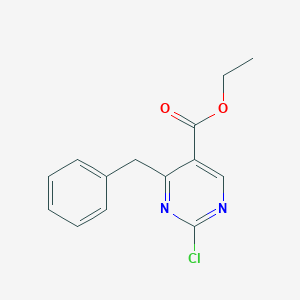 Ethyl 2-chloro-4-benzylpyrimidine-5-carboxylate