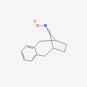 molecular formula C13H15NO B8324753 5,6,7,8,9,10-Hexahydro-6,9-methanobenzo[a][8]annulen-11-one oxime 