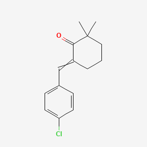 2-(4-Chlorobenzylidene)-6,6-dimethylcyclohexanone