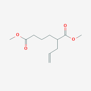 molecular formula C11H18O4 B8324881 Methyl 5-methoxycarbonyl-oct-7-enoate 